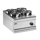 BS4 - Lincat Silverlink 600 Electric Counter-top Bain Marie - Dry Heat - W 450 mm - 0.75 kW  Adomoo